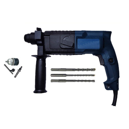 Saleshop365® Rotary Hammer Drill Machine 20MM 500W 850RPM with 3-Piece Drill Bit - halfrate.in
