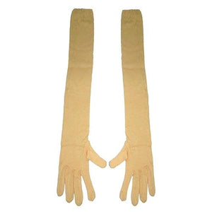 Long Sleeves Skin Protective Unisex Gloves - Skin color - halfrate.in