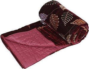 Jaipuri Velvet Razai ( Quilt) Cotton Stuffed - Double Bed size - halfrate.in