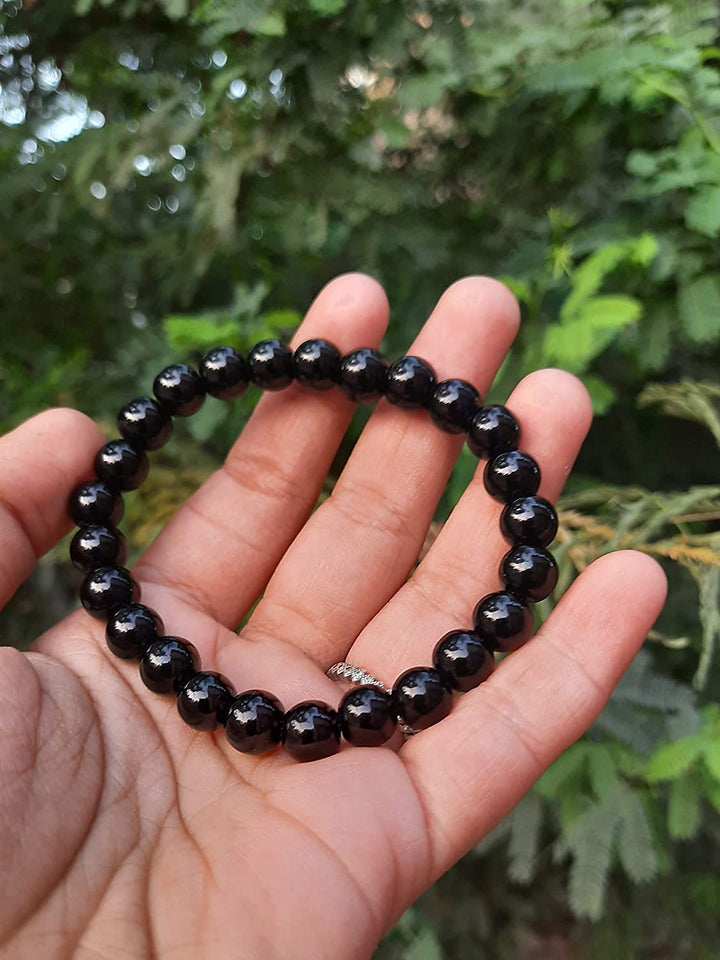 Natural Black Healing Stone Bracelet at Rs 200/piece in Gurugram | ID:  2850798359497