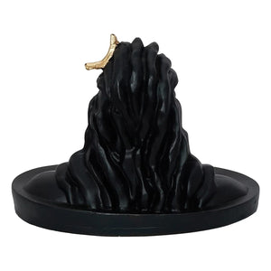 Adiyogi Shiva Statue, Black, 1 Piece Idols 10 X 5 X 10 cm for Car, Home Decorative Showpiece