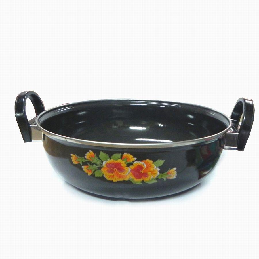 Cook and Serve Kadai- Enamelware - halfrate.in