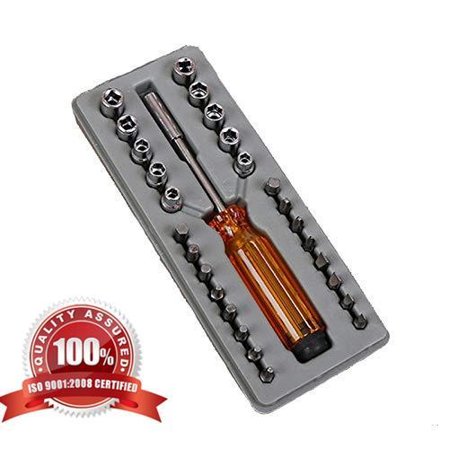 Saleshop365® Multipurpose Steel 28 Pieces Screwdriver Set with 28 in 1 Bit Set - halfrate.in