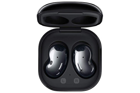 Galaxy Buds Live True Bluetooth Wireless Earbuds with Newest Shape. In-Ear True Wireless Bluetooth 5.0 Headphones with Hi-Fi Deep Bass, 20Hrs Playtime (Mystic Black)