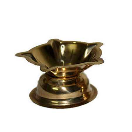 Brass Sheet Diya for Lightening in Home Temple