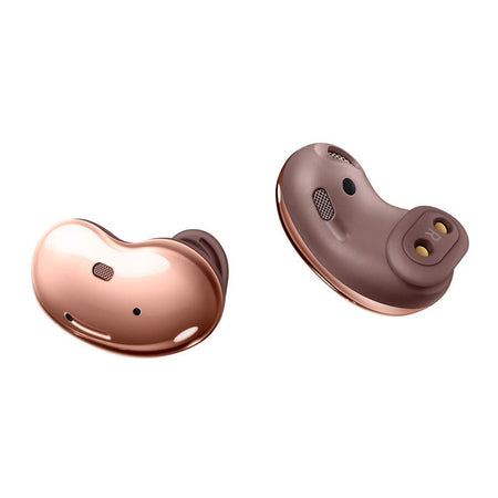 Galaxy Buds Live True Bluetooth Wireless Earbuds with Newest Shape. In-Ear True Wireless Bluetooth 5.0 Headphones with Hi-Fi Deep Bass, 20Hrs Playtime (Mystic Brown)