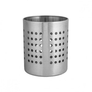 Stainless Steel Spoon Cutlery Stand - Satin finish - halfrate.in