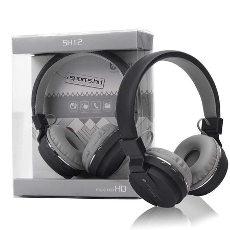 Ekdant® Wireless Headset SH12 Wireless Bluetooth Headphone with FM and SD Card Slot Best Quality - halfrate.in