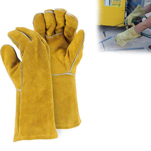 Protective Durable Heat Resistant Welding Work Gloves - halfrate.in