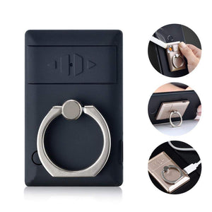 2 in 1 Electric Coil Lighter Rechargeable USB Cigarette Lighter Flameless Windproof with Metal Phone Ring Stand Holder 360 Degree Rotation