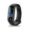Ratehalf® M3 Band Bluetooth 4.0 Sweatproof Smart and Sleek Fitness Wristband with Heart Rate Monitor Tracker Black - halfrate.in