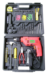 100+ Pcs Drill Toolkit With Powerful 13 mm Drill Machine Set