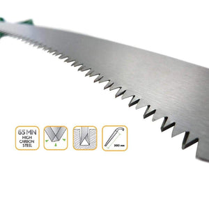 Multi-Function Chromium Steel Heavy Saw 12 inches Blade 3 Edge Sharpen Teeth with Plastic Cover for Home, Garden and Professional Use