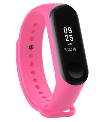 Ratehalf® M3 Band Bluetooth 4.0 Sweatproof Smart and Sleek Fitness Wristband with Heart Rate Monitor Tracker Pink - halfrate.in
