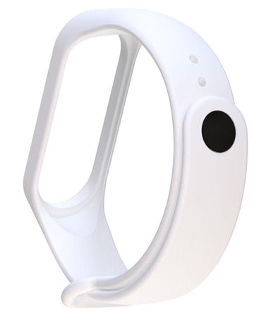 Ratehalf® M3 Band Bluetooth 4.0 Sweatproof Smart and Sleek Fitness Wristband with Heart Rate Monitor Tracker White - halfrate.in