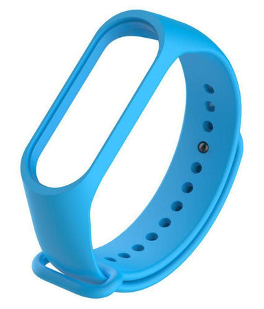 Ratehalf® M3 Band Bluetooth 4.0 Sweatproof Smart and Sleek Fitness Wristband with Heart Rate Monitor Tracker Blue Light - halfrate.in