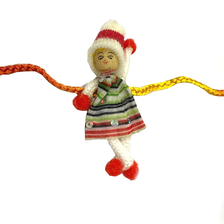 Kids Doll Rakhi Raksha Bandhan Chocolate combo - Beautiful Rakhi RK7