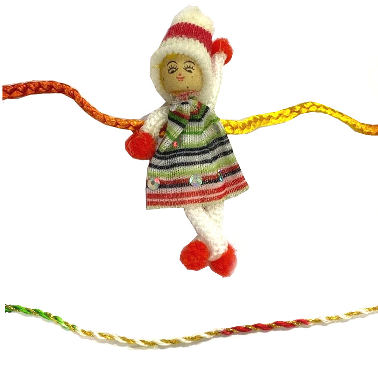 Kids Doll Rakhi Raksha Bandhan Chocolate combo - Beautiful Rakhi RK7