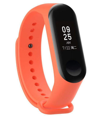 Ratehalf® M3 Band Bluetooth 4.0 Sweatproof Smart and Sleek Fitness Wristband with Heart Rate Monitor Tracker Orange - halfrate.in
