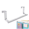 Stainless Steel Over Cabinet Door Kitchen Towel Bar - Used as Hanger Over Storage Drawer - 9 inch approx. - halfrate.in