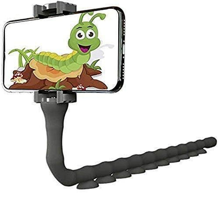Cute Worm Snake Smart Cell Phone Holder with Long Arms Mobile Phone Mount Desktop Bed Lazy Bracket Mobile Stand Support All Mobiles