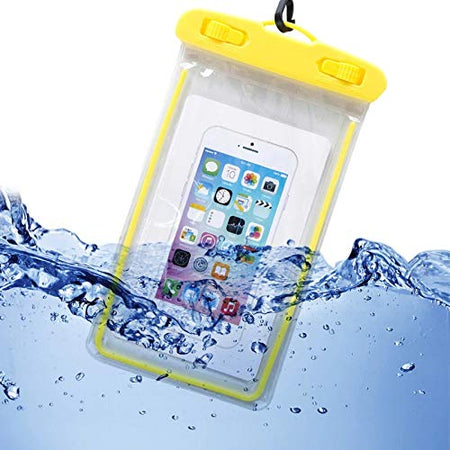Transparent Plastic Underwater Waterproof Dust Proof Touch Sensitive Pouch Phone Case for Rain and Water Protection  All Smartphone upto 6.5 Inch