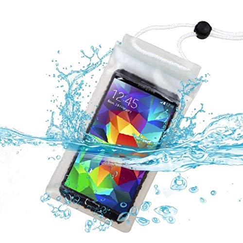 Triple sealed transparent plastic bag universal underwater waterproof dust proof touch sensitive pouch phone cover case for rain and water protection