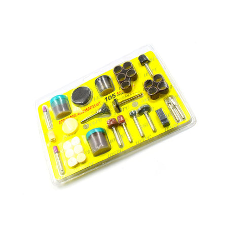 105pcs Rotary Drill Machine Accessories Set for Sanding, Engraving, Polishing, Cleaning, Buffing, Cutting and more