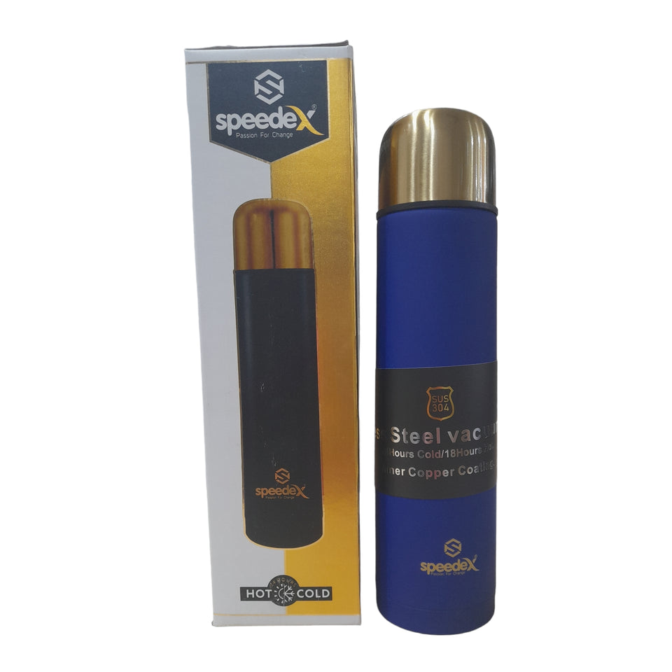 Speedex Stainless Steel Vacuum Insulated Flask Hot and Cold Water Bottle Thermo steel, Royal Gold (1000 ML, Assorted Colour)