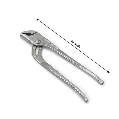 Water Pump Adjustable Plier Wrench Slip Joint Type, Chrome Plated Hand Tool