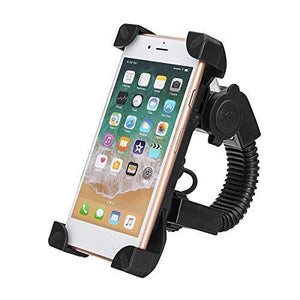 Activa Mobile Holder at Rear Mirror| Motorcycle Mount Stand | Handlebar Clip Stand for Motorbike, Scooty for 4.8 to 7.6" Mobiles