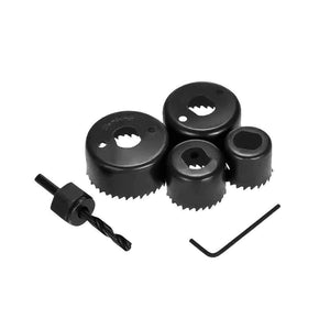 6 pcs Hole Saw Cutter for Cutting Round Wood, Plastic Working Hand Tool Kit Wood Cutter