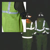 Green Florescent Reflective Safety Jacket with Radium Strip and high visible at construction site