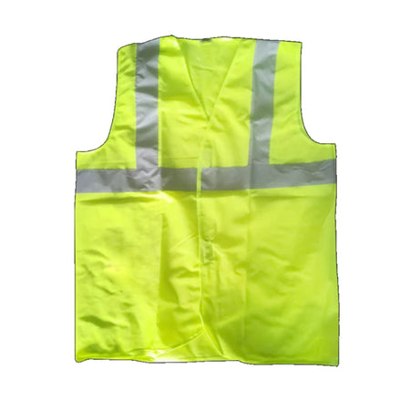 Green Florescent Reflective Safety Jacket with Radium Strip and high visible at construction site