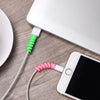 Spiral Charger Spiral Charger Cable Protectors for Wires Data Cable Saver Charging Cord Protective Cable Cover Set of 2