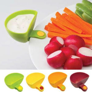 2 pcs Dip Clips - Plate Clips, Sauce Clips, Dipping Clips, Condiment Clips - halfrate.in