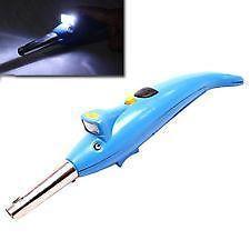2 in 1 Kitchen Dolphin Shape Electronic Electric Gas Lighter + Led Torch - halfrate.in