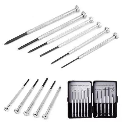 11PCS Mini Precision Screwdriver Set With Case, Precision Repair Tool Kit with 11 Different Size Screwdrivers, Ideal for Watch, Jewelers