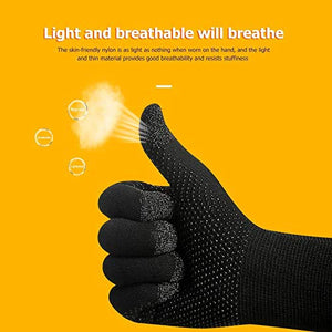 Pubg Full Hand Mobile Gaming Glove Sleeve for Mobile Game, Anti-Sweat & Breathable for Pubg, Cod, Freefire - 1 pair