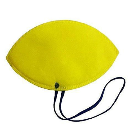 Ratehalf® Yellow PP Non-Woven Reusable Washable Nose Mask Dust Mask Pollution Mask Face Mask  - 10 pcs - halfrate.in
