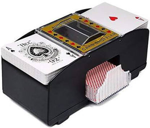 Card Shuffler 1-2 Deck Of Playing Card Poker Automatic Plastic Card Shuffler Shuffles Card Machine - halfrate.in