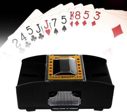 Card Shuffler 1-2 Deck Of Playing Card Poker Automatic Plastic Card Shuffler Shuffles Card Machine - halfrate.in