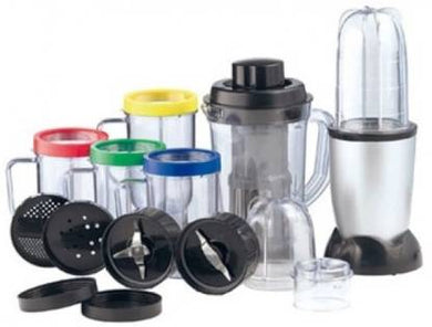 Bullet Shape 21 Pieces Food processor Juicer Mixer Grinder with Jars - Makes Magic in your Kitchen