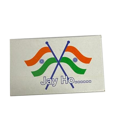 Plastic India Cross Flags Jai Ho Lapel Pin / Brooch / Badge Independence day Republic day 15 Aug