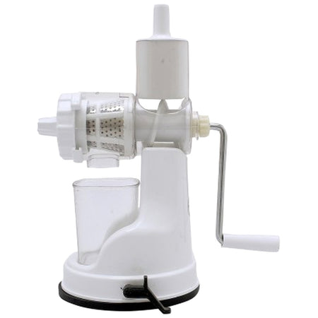 White Heavy Fruit And Vegetable Juicer, Mixer & Blenders With Steel Handle - halfrate.in