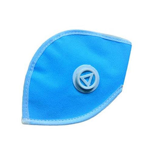 Ratehalf® 3 ply High filtration Reusable Wellness Mask Dust Pollution Washable Mask with Breathing valve (Blue) - halfrate.in