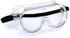 Safety Goggles Poly-carbonate Lens Eye Protection Glass Clear Anti-Droplets Anti-Fog - 5pcs - halfrate.in