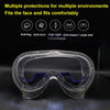 Safety Goggles Poly-carbonate Lens Eye Protection Glass Clear Anti-Droplets Anti-Fog - 5pcs - halfrate.in