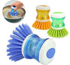 Set of 2 Cleaning Brush With Soap Dispensing For Sink, Dish Washing, Kitchen, home, Car