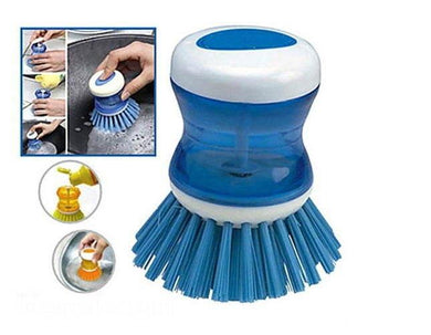 Cleaning Brush With Soap Dispensing For Sink, Dish Washing, Kitchen, home, Car - halfrate.in